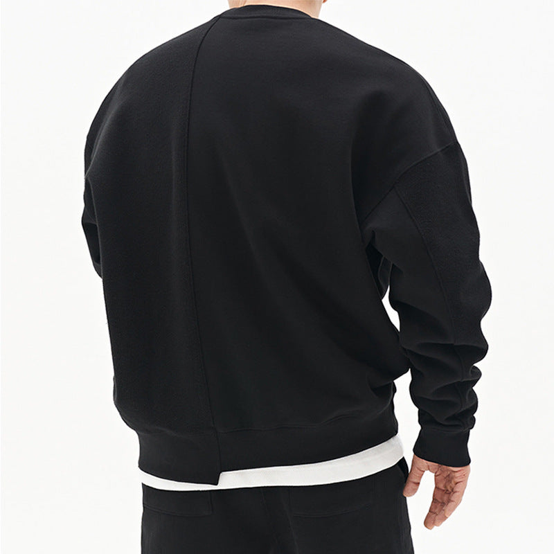 Herren Lässiger Oversized Sweatshirt Echoarchiv