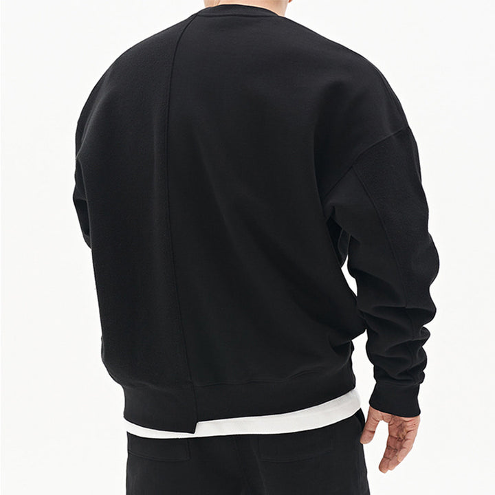 Herren Lässiger Oversized Sweatshirt Echoarchiv