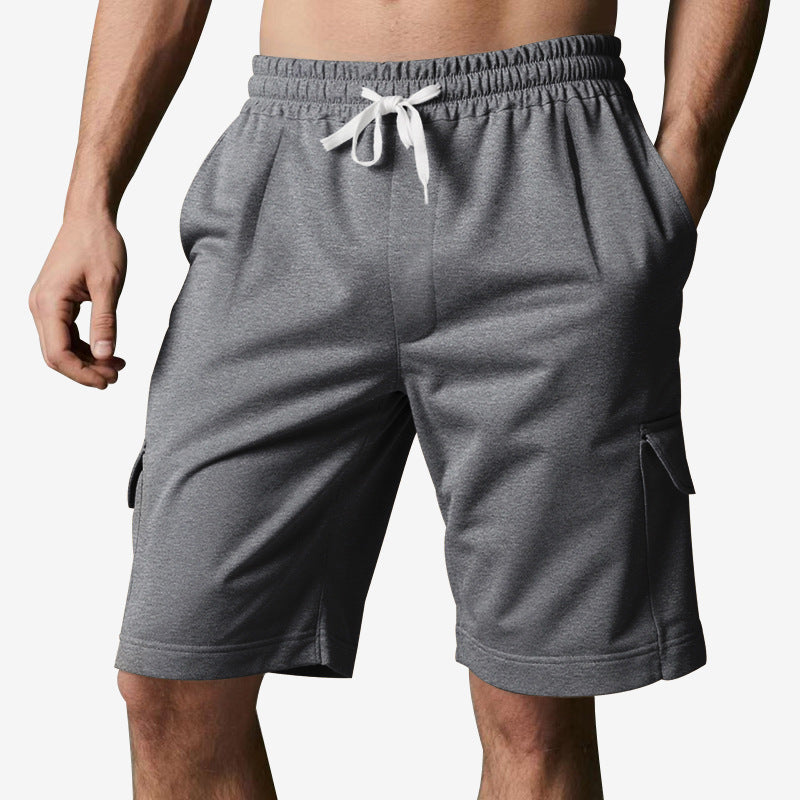 Herren sportliche Cargo-Shorts mit elastischem Bund und seitlichen Taschen Echoarchiv