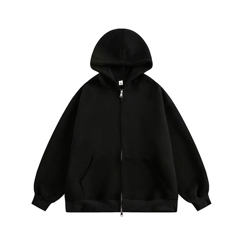 Unisex Oversize-Kapuzenjacke mit durchgehendem Reißverschluss und weichem Fleece-Innenfutter Echo Archiv