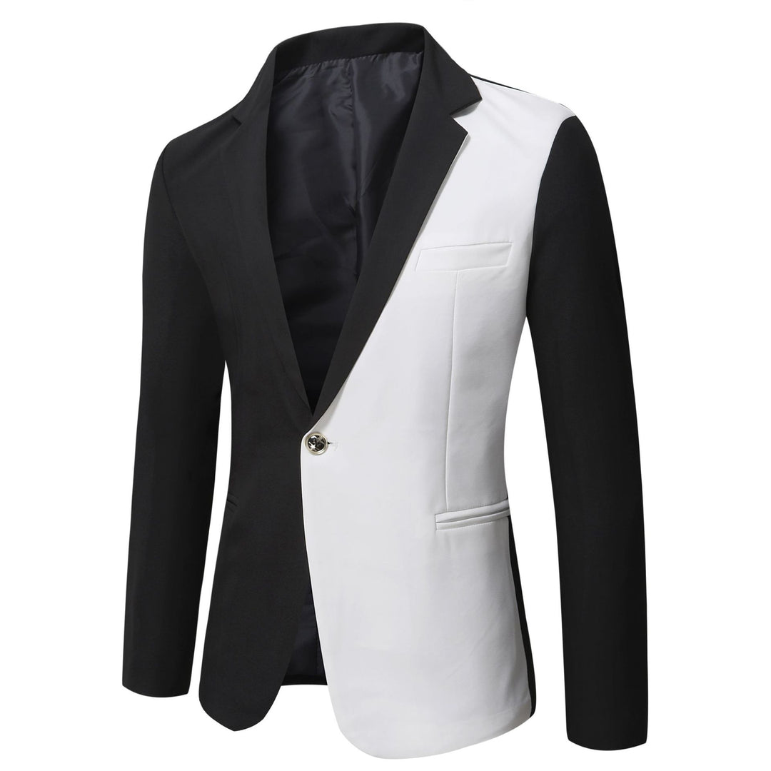 Herren modischer Kontrastblazer Echoarchiv