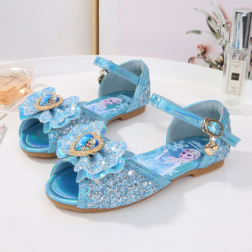 Mädchen Glitzernde Sandalen mit einzigartigem Blumenmotiv Echo Archiv