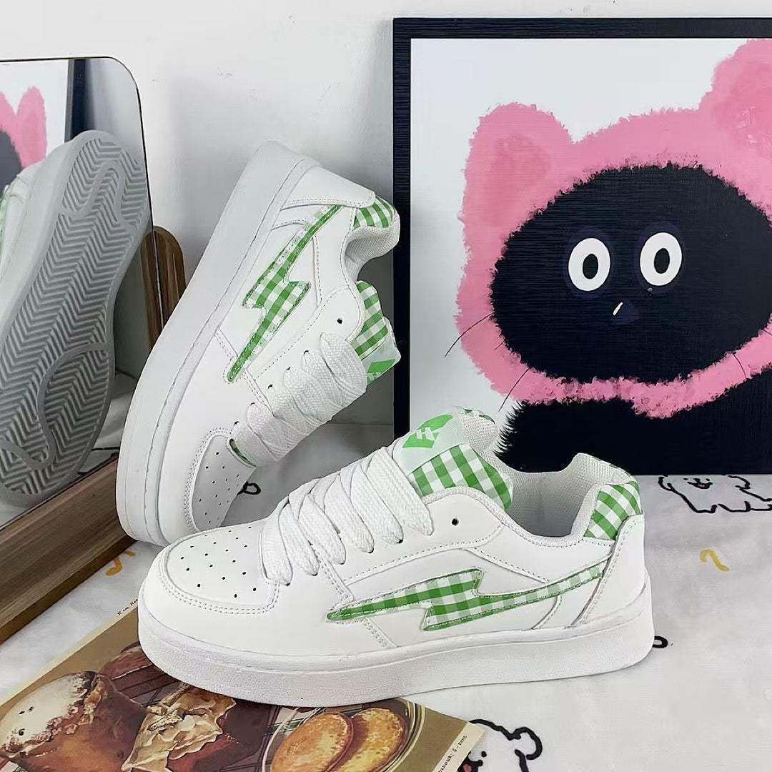Damen Sneakers im modernen Karo-Design mit atmungsaktiven Materialien Echo Archiv