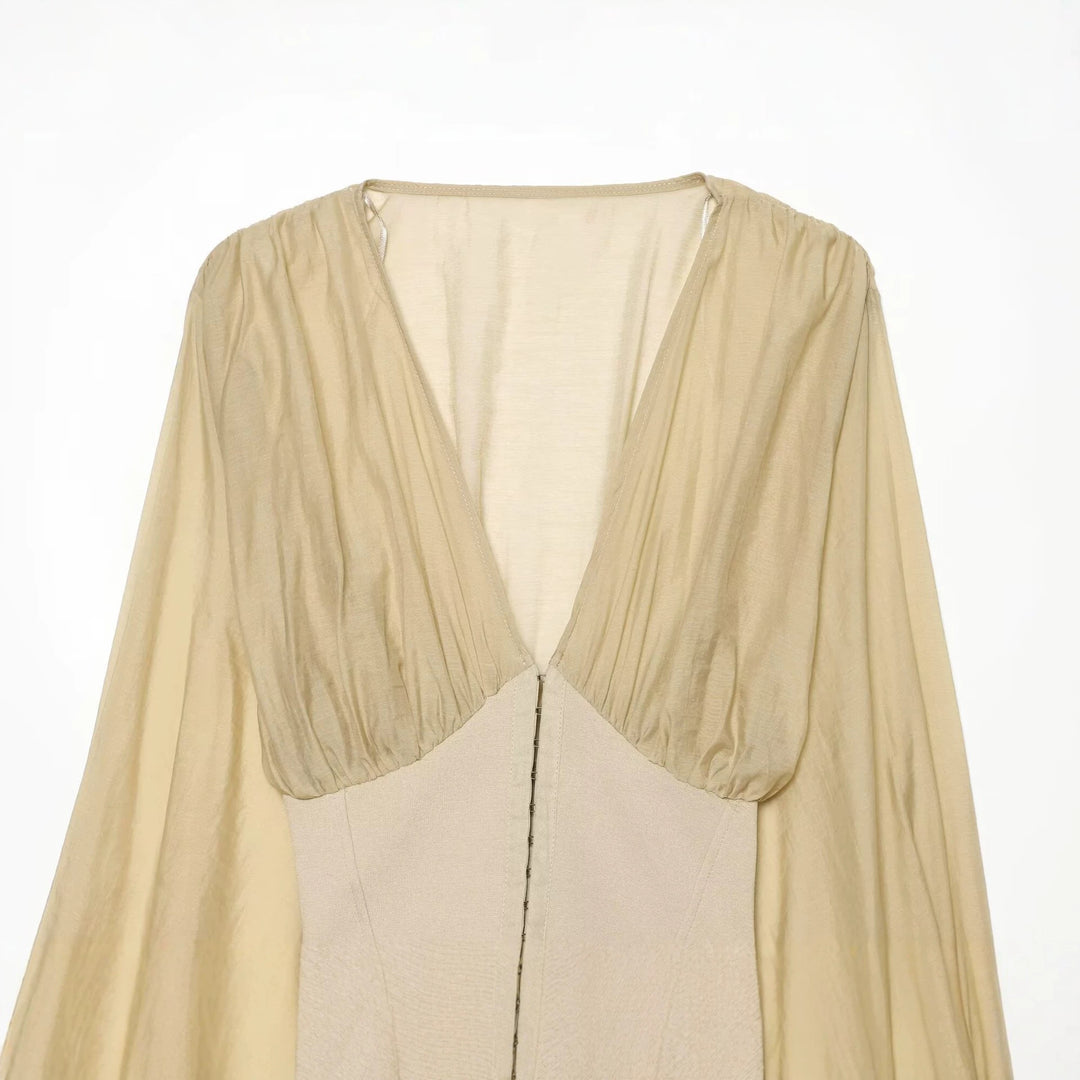 Damen Cape-Bolero mit Korsettbund und voluminösen Ballonärmeln Echo Archiv