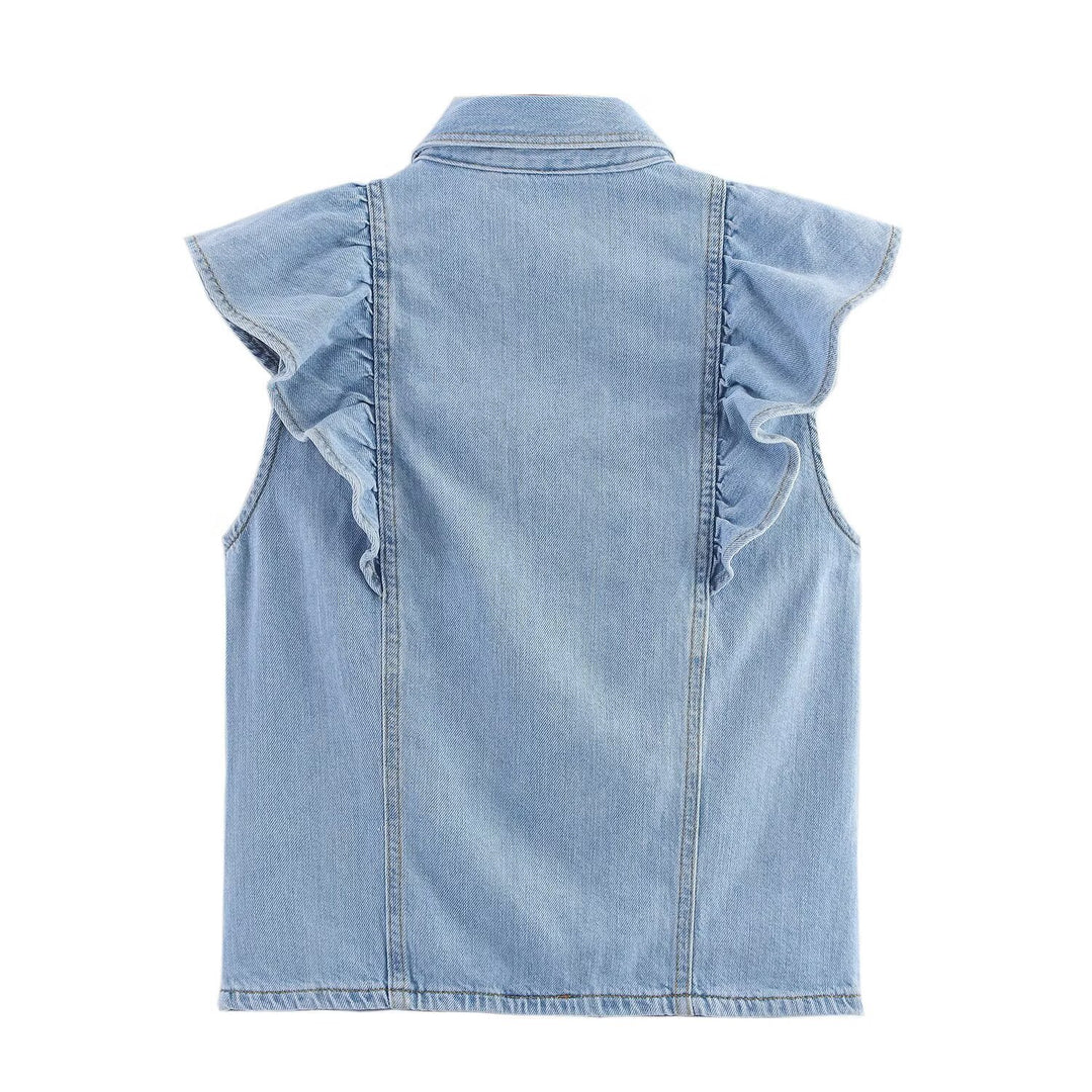 Damen Weite Jeans mit eleganter Gürtelapplikation Echo Archiv