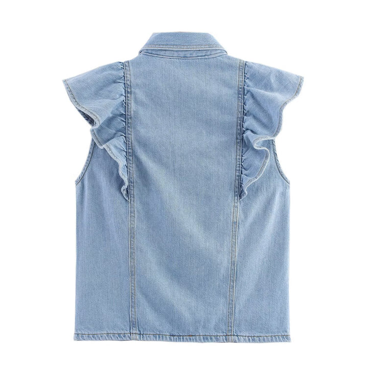 Damen Weite Jeans mit eleganter Gürtelapplikation Echo Archiv