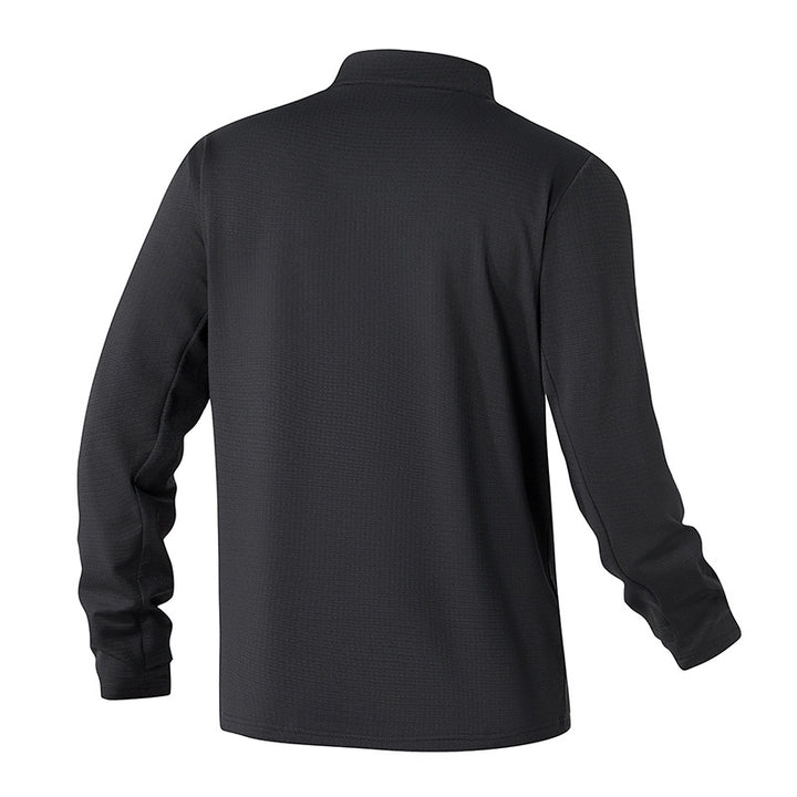 Herren Technisches Langarmshirt mit Stehkragen und halbem Reißverschluss Echoarchiv