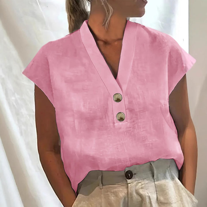 Damen Glitzernde V-Pullover Bluse Echo Archiv