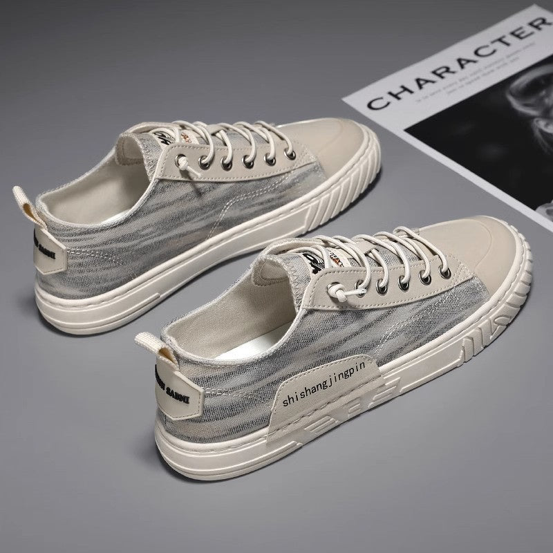 Unisex leichte retro Canvas-Sneaker mit verstärkter Zehenkappe und profilierter Gummisohle – Norré