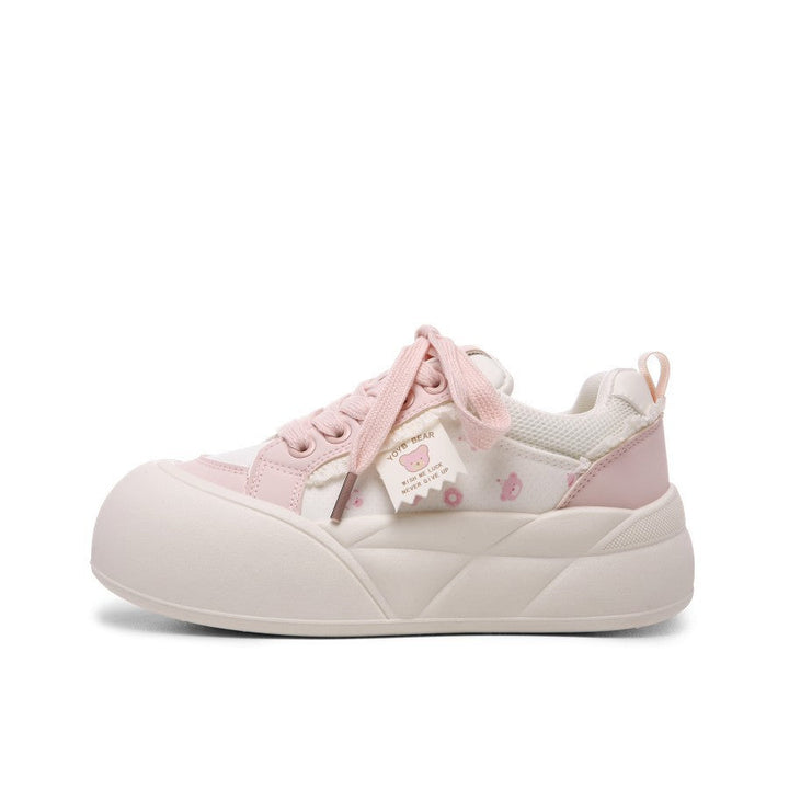 Damen Sneakers mit dekorativen Rüschen und verspielten Schleifen Echo Archiv