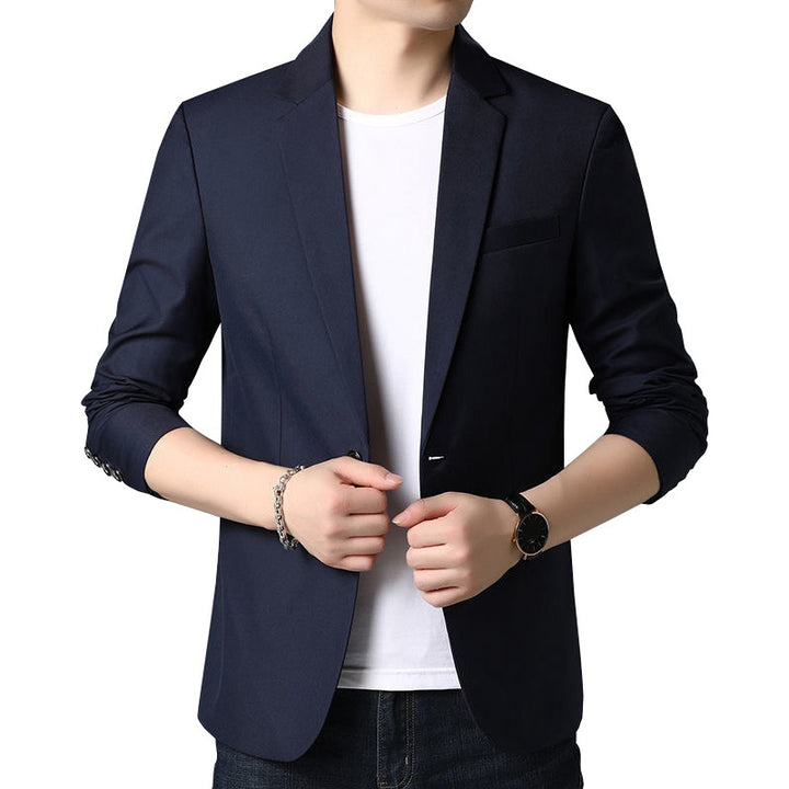 Herren Schlankes Business-Sakko mit minimalistischem Design und Stretch-Komfort – Tianoro