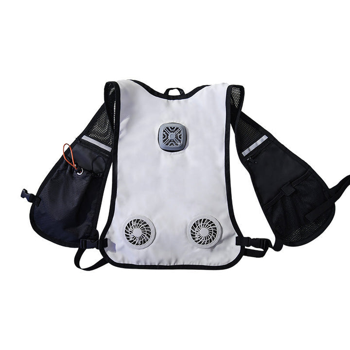 Unisex nan ultraleichte Ventilationsweste mit Mehrfachlüftersystem, NetzgewEcho Archive‑Trägern und Akkufach Echo Archiv