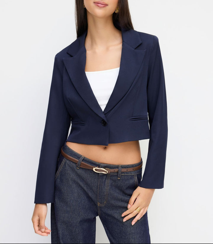 Damen Eleganter cropped Blazer Echo Archiv