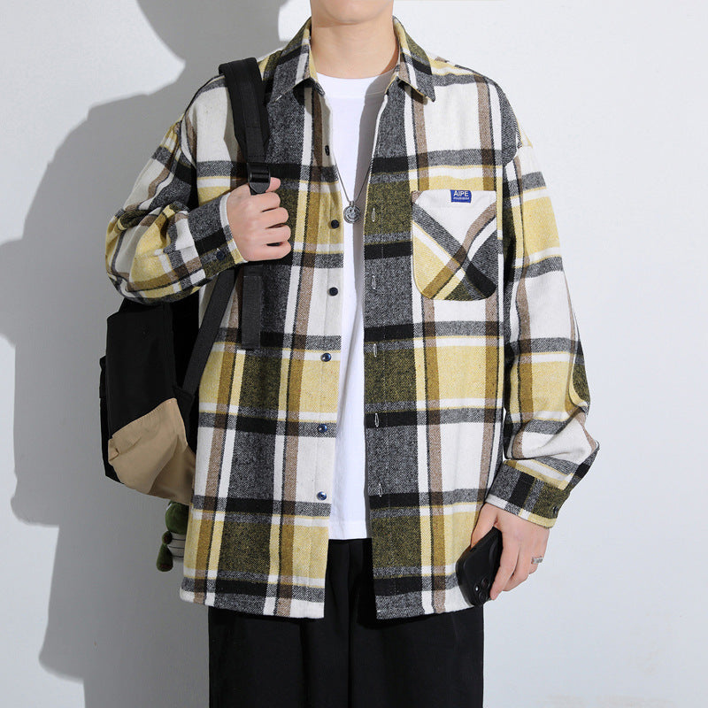 Herren Karierte Flanelljacke Echoarchiv