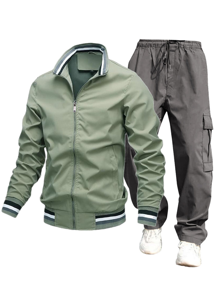 Herren Sportliche Jacke und Cargo-Hosen Echo Archiv