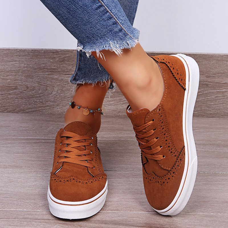 Damen Elegante Sneakers mit modischem Brogue-Design Echo Archiv