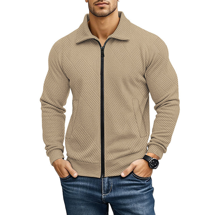 Herren modische Sweatjacke mit strukturiertem Design Echoarchiv