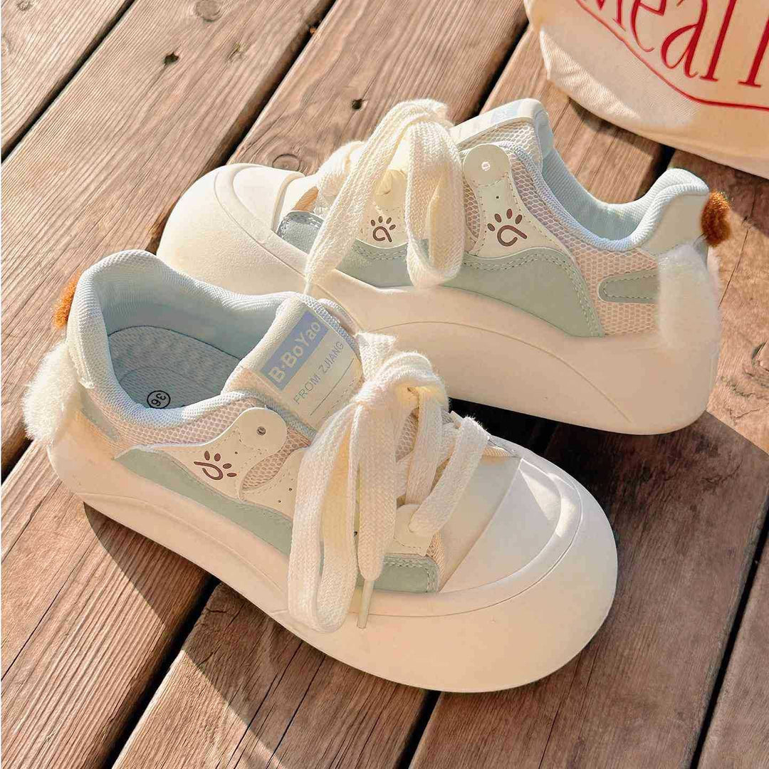 Damen Sneaker mit verspieltem Design und plüschigen Details Echo Archiv