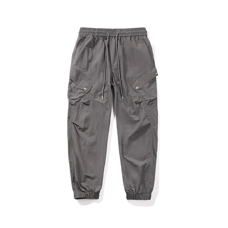Herren utilitarische Cargo-Joggerhose mit Tunnelzugbund, Mehrfachtaschen und elastischem Knöchelabschluss Echo Archiv