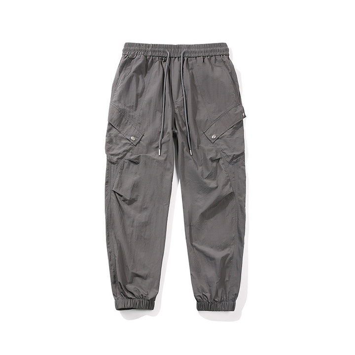 Herren utilitarische Cargo-Joggerhose mit Tunnelzugbund, Mehrfachtaschen und elastischem Knöchelabschluss Echo Archiv