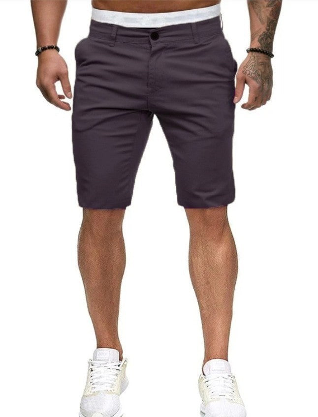 Herren Modische Chino-Shorts mit praktischen Seitentaschen und dehnbarem Bund Echoarchiv