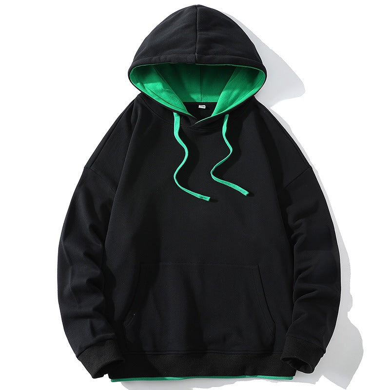 Unisex Oversize‑Kapuzensweatshirt mit Kontrastfutter, Kängurutasche & Tropfenärmeln Echoarchiv