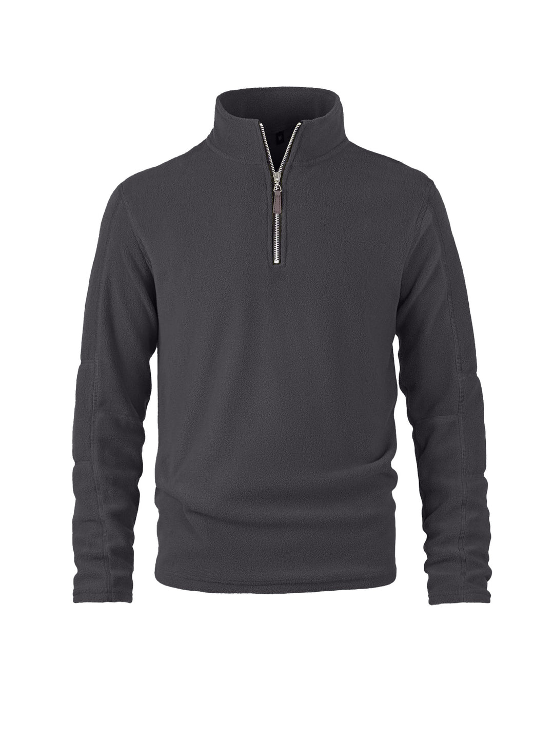 Herren Fleece-Pullover mit halblangem Reißverschluss und elastischen Bündchen Echoarchiv
