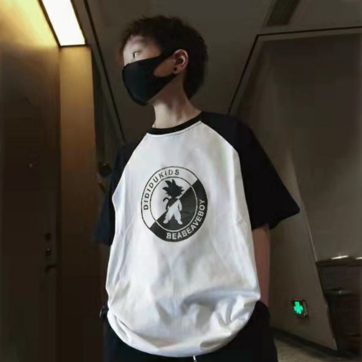 Jungen lässiges T-Shirt mit kreativem Druck Echo Archiv