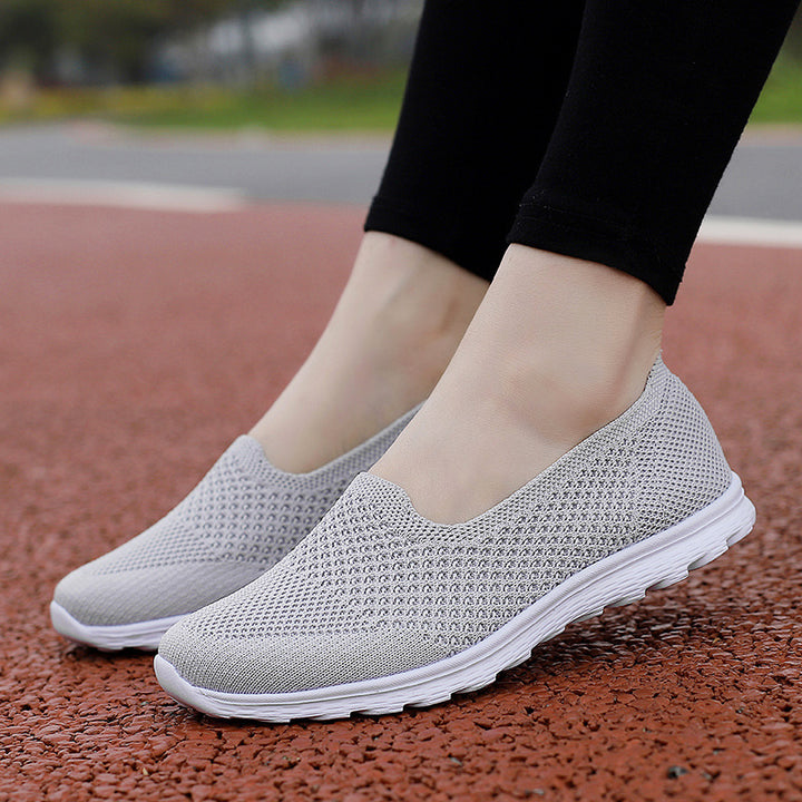 Damen nan nahtloser Komfort-Schlupfschuh mit elastischem Maschenobermaterial und gedämpfter Laufsohle Echo Archiv