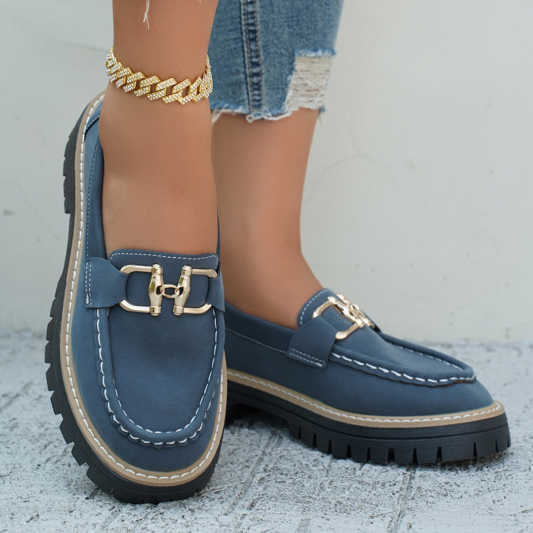 Damen Chunky‑Loafer mit profilierter Lug‑Sohle und Ziergebiss Echo Archiv