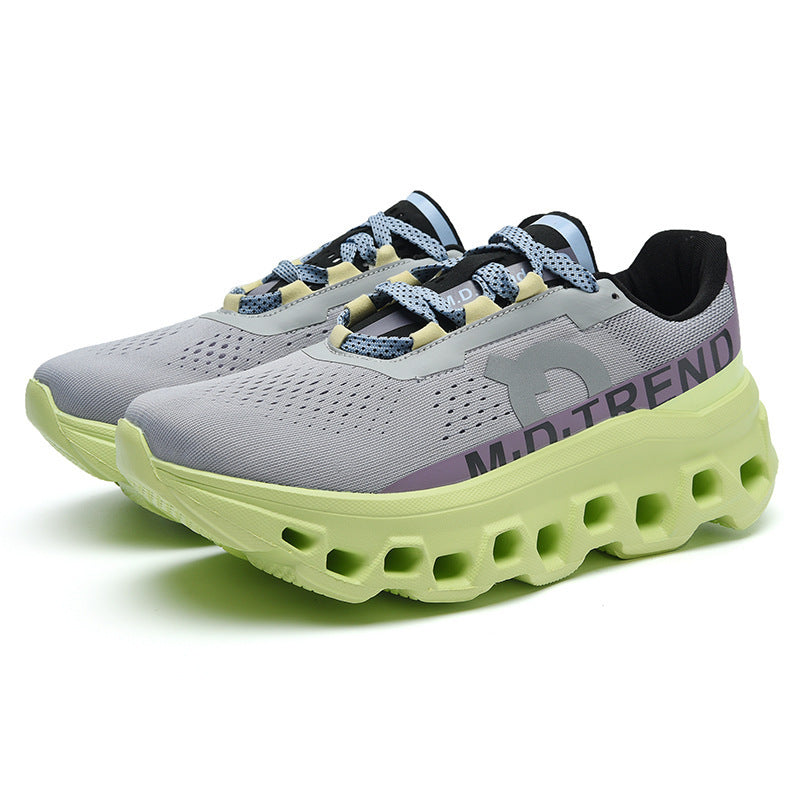 Unisex innovative Hohlkammer-Plateau-Sneaker mit ultraleichter Gittersohle und nahtlosem Mesh-Obermaterial – Norré