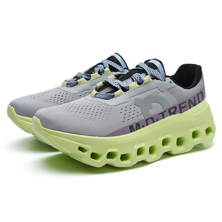 Unisex innovative Hohlkammer-Plateau-Sneaker mit ultraleichter Gittersohle und nahtlosem Mesh-Obermaterial – Norré