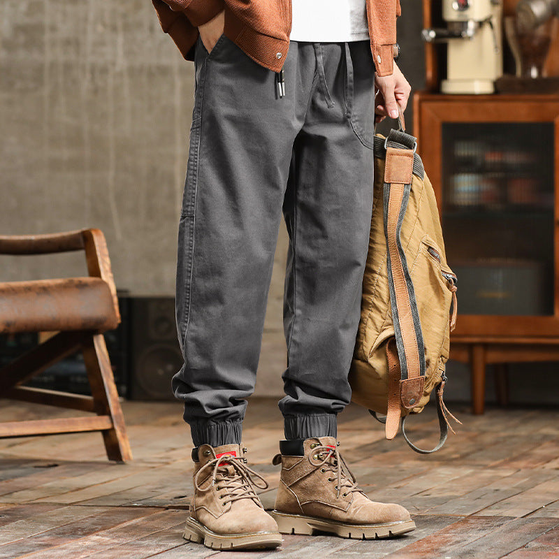 Herren Cargo-Joggerhose mit elastischem Bund und Bündchen Echoarchiv
