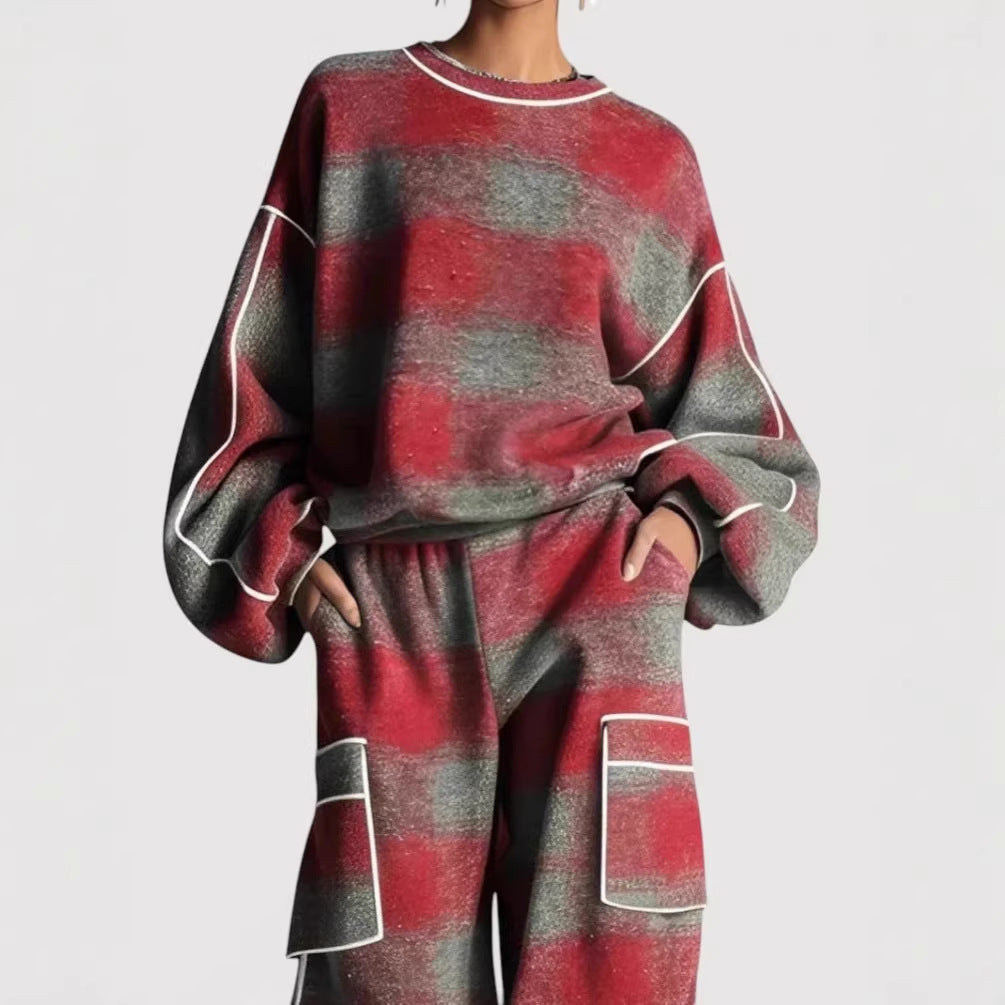 Damen Lässiges Sportliches Lounge-Set – Élanora