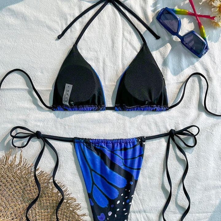 Damen Triangel-Bikini mit verstärkten Bändern Echo Archiv