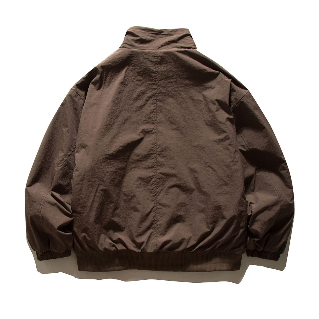 Herren Kurz geschnittene Thermo‑Blousonjacke mit hochgeschlossenem Sherpa‑Kragen Echoarchiv