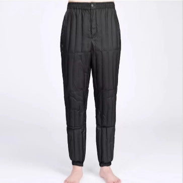 Damen gesteppte Thermohose mit elastischem Bund und leichtem Wärmefutter Echoarchiv