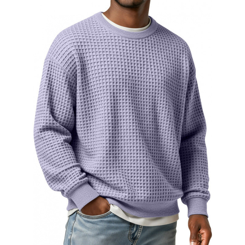 Herren Urbaner Pullover mit Waffelstruktur Echoarchiv