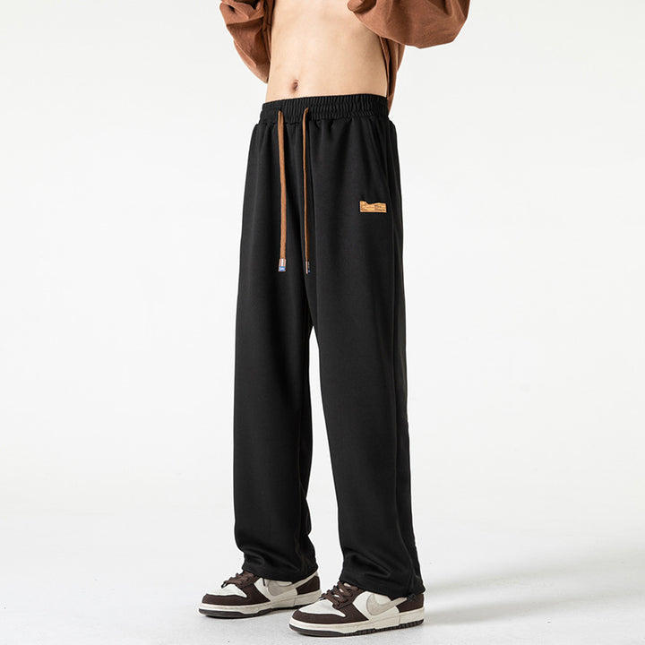 Herren Lounge-Jogginghose im Oversize-Straßenstil mit extra weitem Bein und Kordelzug Echo Archiv
