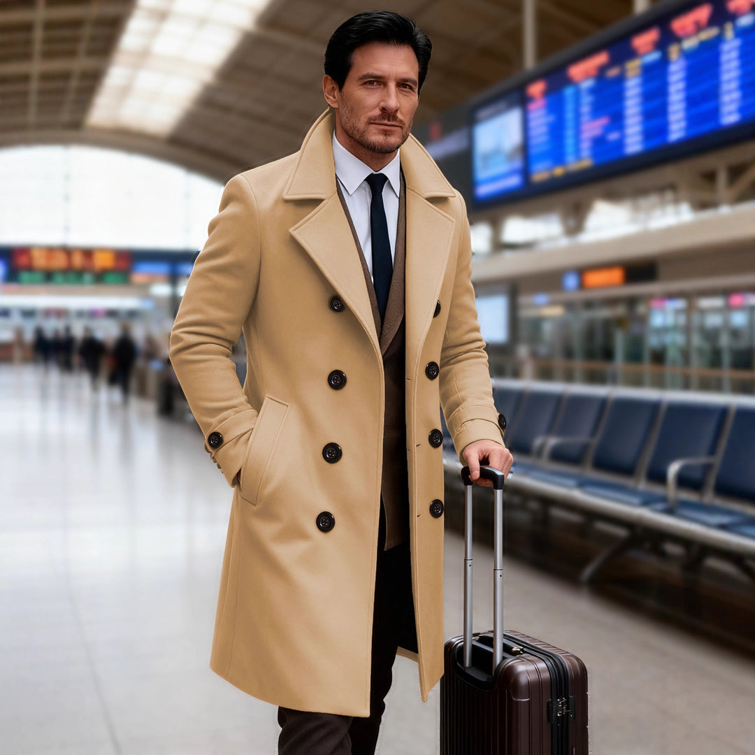 Herren eleganter Doppeltunnelmantel Echoarchiv