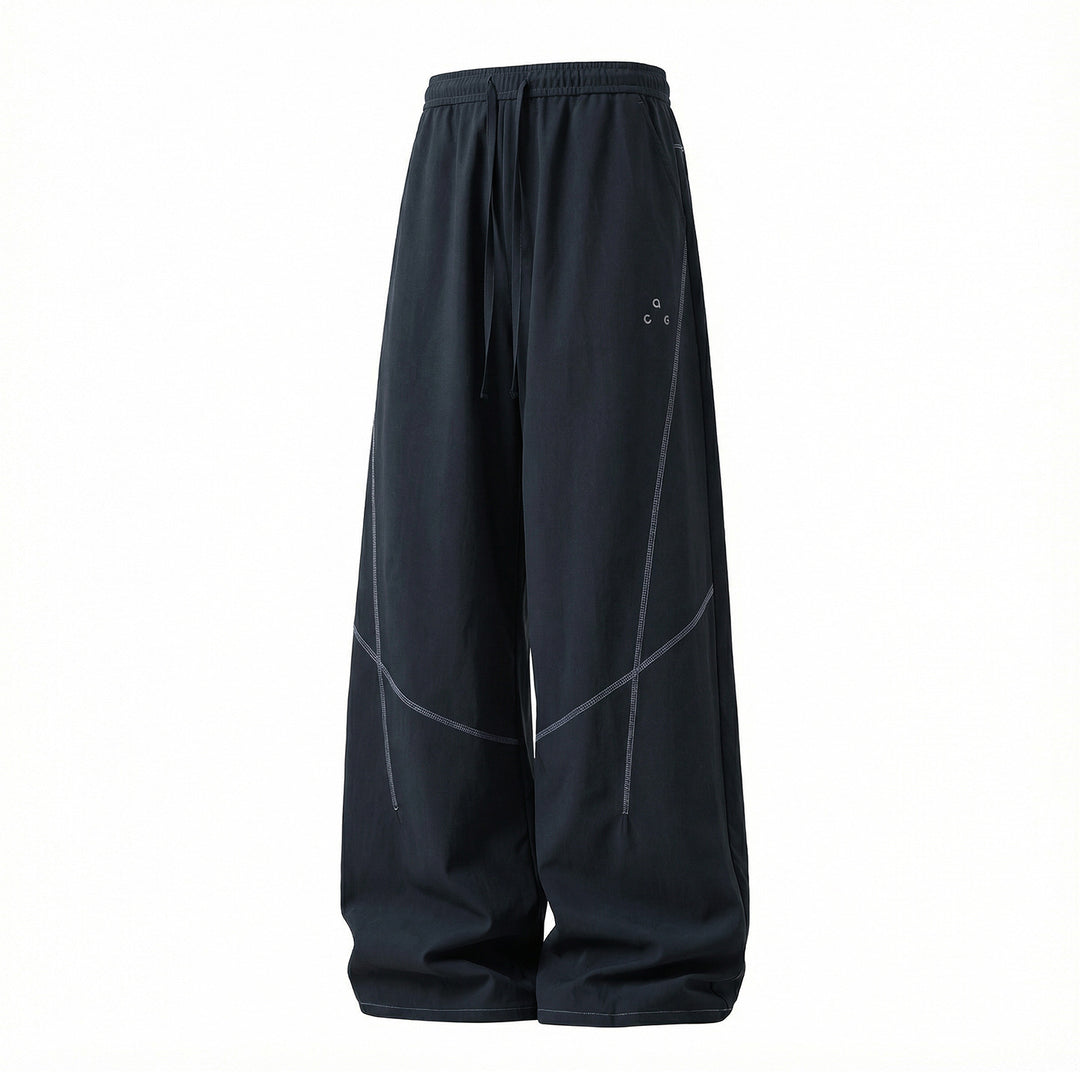 Unisex Weite technische Ballonhose mit elastischem Bund und Tunnelzug Echo Archiv