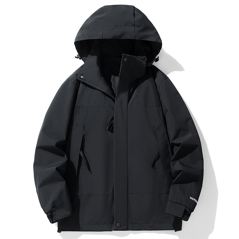 Damen wasserabweisende Übergangsjacke mit verstellbarer Kapuze Echo Archive