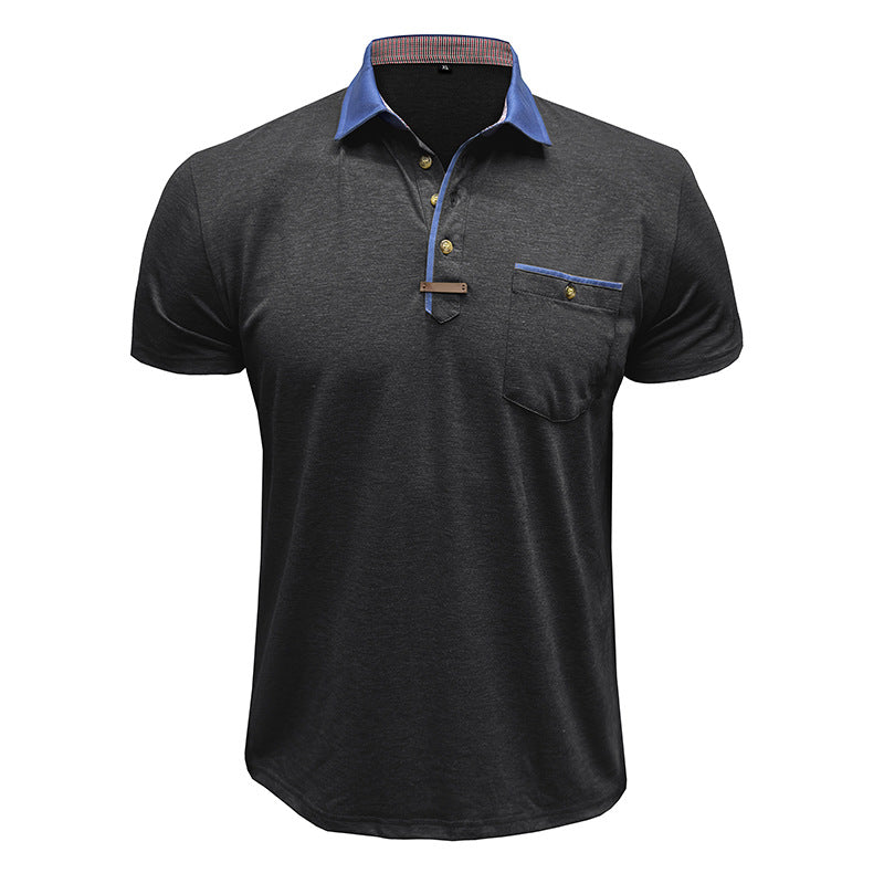 Herren Poloshirt mit modischem Kragen und stylischen Akzenten Echoarchiv