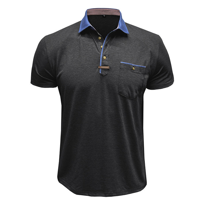 Herren Poloshirt mit modischem Kragen und stylischen Akzenten Echoarchiv