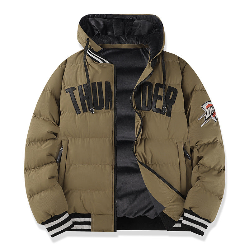 Herren Leichte Steppjacke mit hohen Kragen und praktischen Taschen Echo Archiv