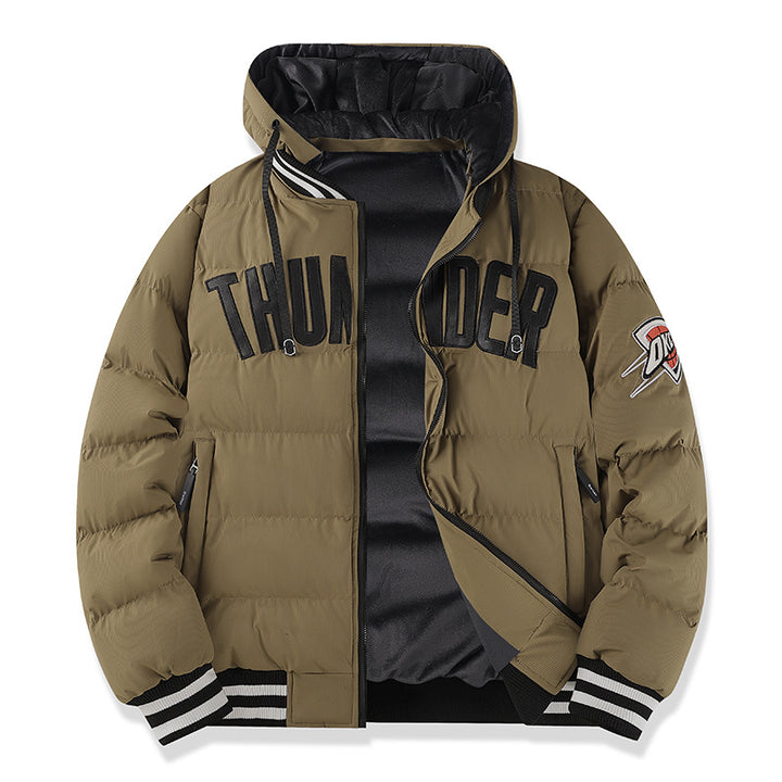 Herren Leichte Steppjacke mit hohen Kragen und praktischen Taschen Echo Archiv