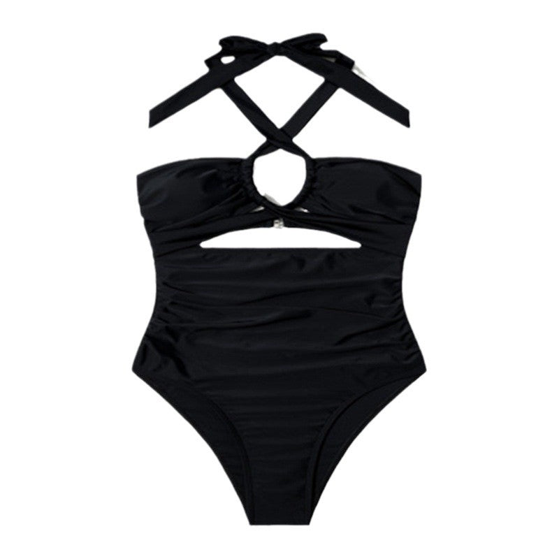 Damen Cut-Out Badeanzug mit verstellbaren Trägern Echo Archiv