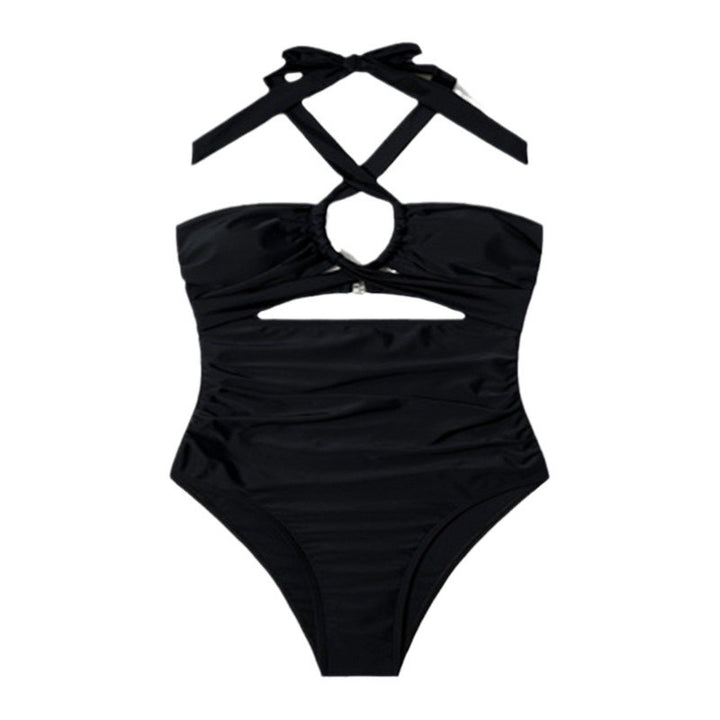 Damen Cut-Out Badeanzug mit verstellbaren Trägern Echo Archiv