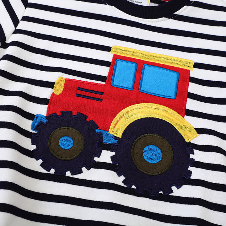 Jungen Sweatshirt mit kreativem Traktor-Design Echo Archiv
