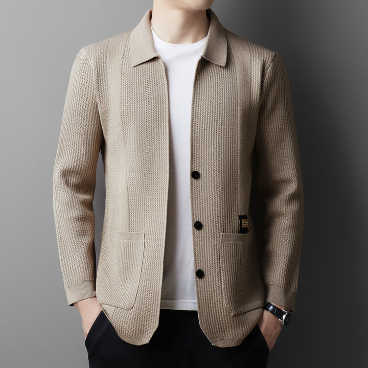 Herren lässige Strickjacke Echoarchiv